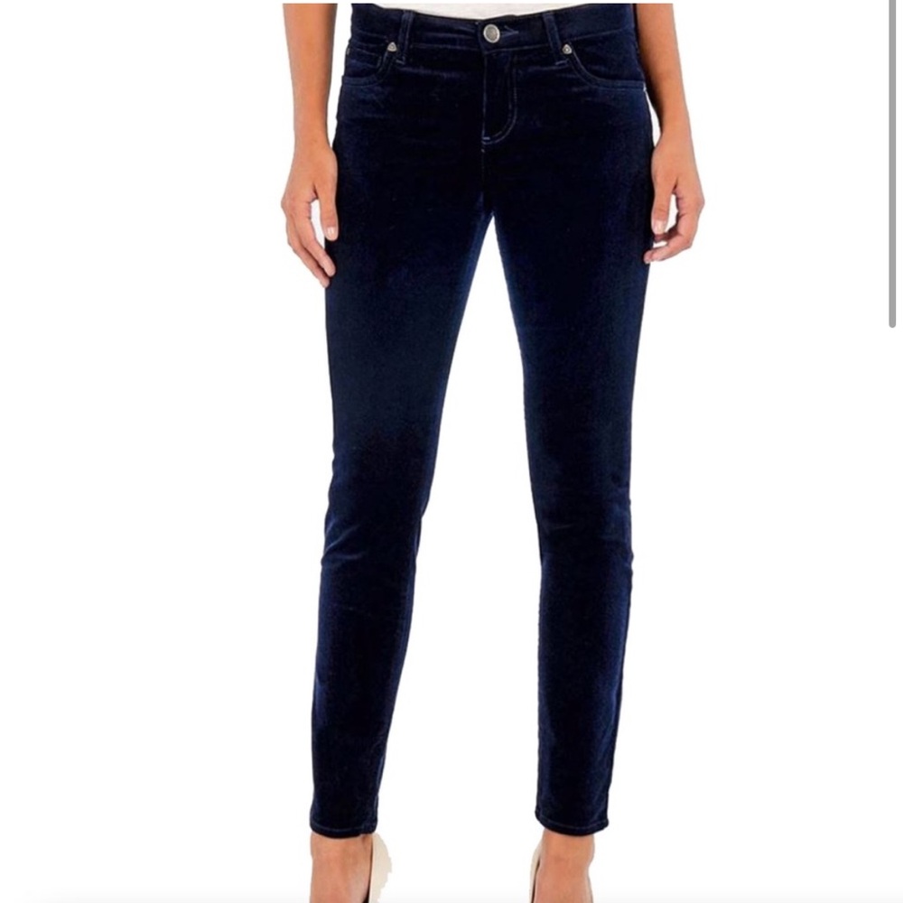 Kut Diana Blue Corduroy Pant